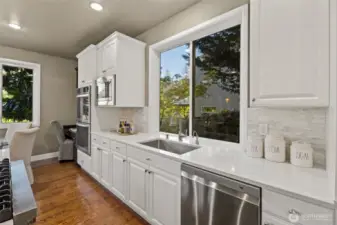All new LG stainless steel appliances.