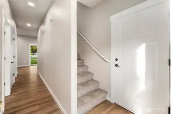 Downstairs...