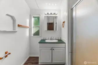 Hall .75 Bathroom with just a Shower