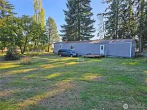 Big back yard. Plenty of room for RV parking