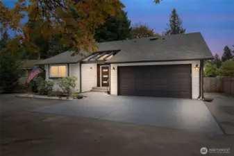 Newer roof and garage door/