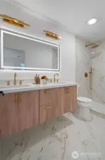 Primary bath # 1 w/ double sinks