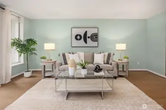 Spacious Light Filled Living Room