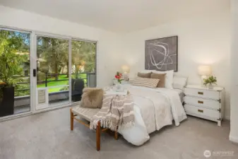 Expansive Primary with Walkout Balcony