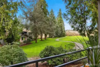 View of the Inglemoor Country Club Golf Course from the Primary