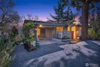 Situated down a private, natural, and secluded lane, but close to it all.