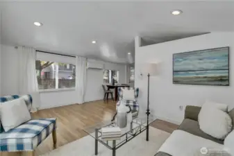 Open concept design flows effortlessly