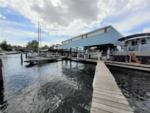 Parkshore Marina offers more than just a slip - enjoy a club house, clean showers, coin laundry, and pump-out station.