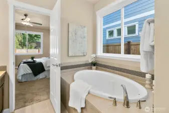 Home is under construction. Photos are of a previously built home from the same community with similar finishes that are staged. Builder reserves the right to change features, plans, prices & specifications without notice. Features vary by plan. Buyer to verify square footage.