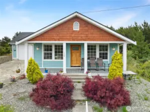 Beautiful front view of home on Clover St