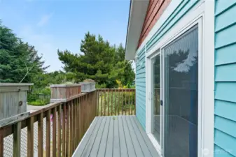 Back deck off primary room