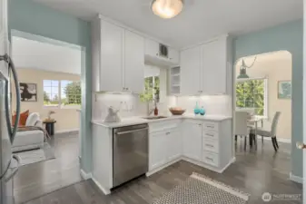 Updated main floor kitchen