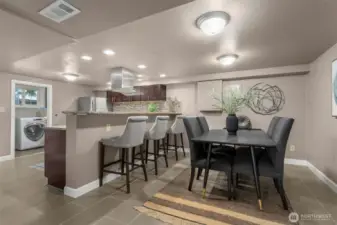 Lower Level MIL Suite has it's own dining area