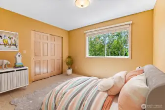 2nd bedroom, digitally staged