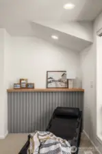 A perfect nook offers seclusion and quiet. Perfect for remote work or study, it provides function without sacrificing style.