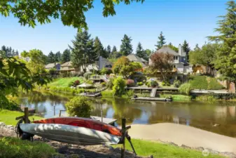 Your private dock offers direct passage to Lake Washington. Days of boating, paddleboarding, and endless adventures begin here.