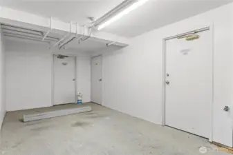 Assigned storage room.