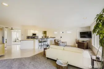 Comfortable, informal space off the kitchen!