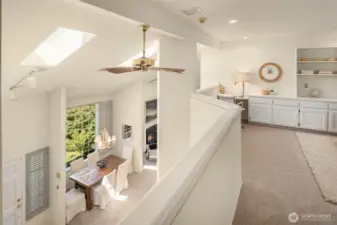View from the versatile loft area.
