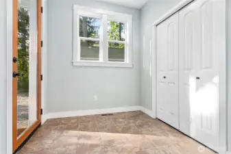 Another view of the entry.