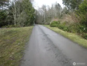 Road access to the property.
