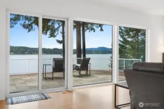 Large windows and slider to take in all the views!