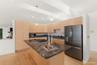 Sleek, contemporary kitchen