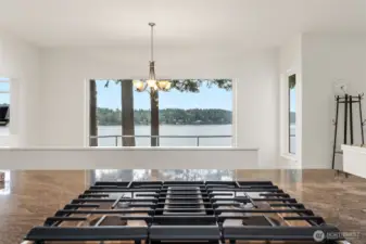 Cooking with a view on Eld Inlet