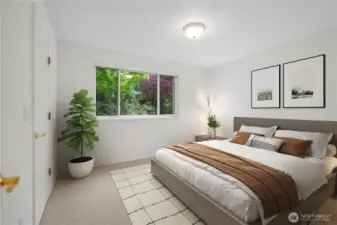 Main Floor Bed #2. Virtually Staged.