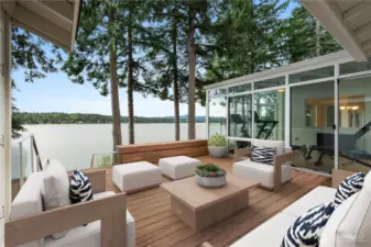 Lower Trex Deck, Virtually Staged