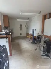 Attached workshop area