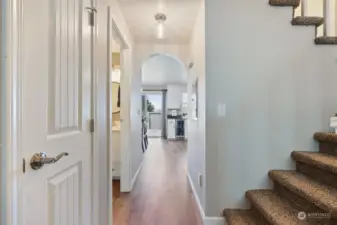 Hallway towards kitchen
