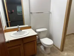 Main floor half bath