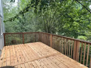 Back deck