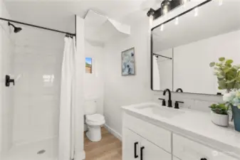 3/4 bath downstairs