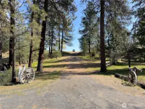 Entry into the property