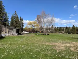 looking north near the home