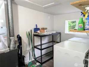 Utility room with washer & dryer. #1003 Irving St.