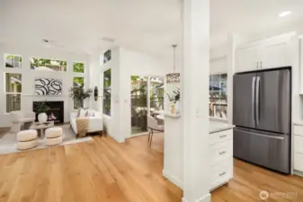 Step inside to light and bright spaces featuring gorgeous new luxury vinyl flooring, soaring vaulted ceilings, abundant windows, and an open, airy layout.