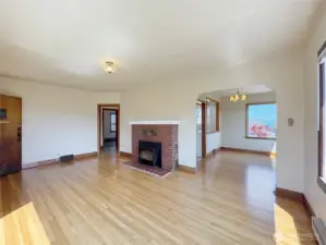 Living Room into Dining Room