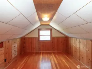 Upstairs Bedroom with Original Built-Ins