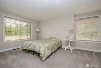Primary suite with a nice nook for relaxing & quiet time!