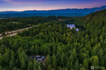 Echo Lake is a short stroll—under half a mile away, and room to park if you prefer to drive