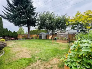 Lots of room for entertaining and gardening