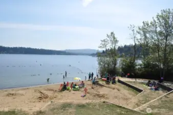 Nearby beach