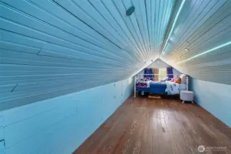2nd whimsical upstairs room with gorgeous floors
