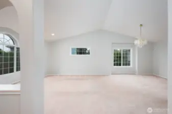 Formal living room and dining room off of the entry