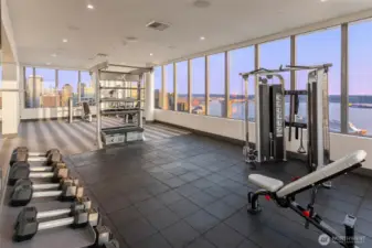 Gym on 41st floor