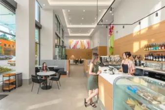 Lobby coffee shop