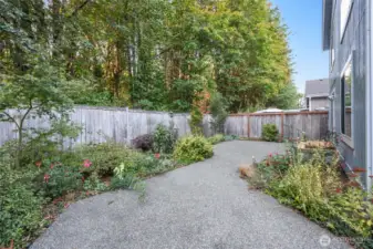 Back yard fully fenced.